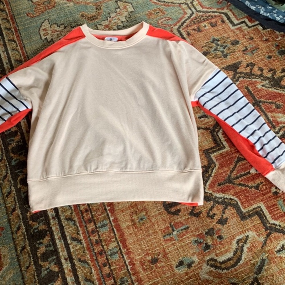 Sundry colorblock pullover sweatshirt